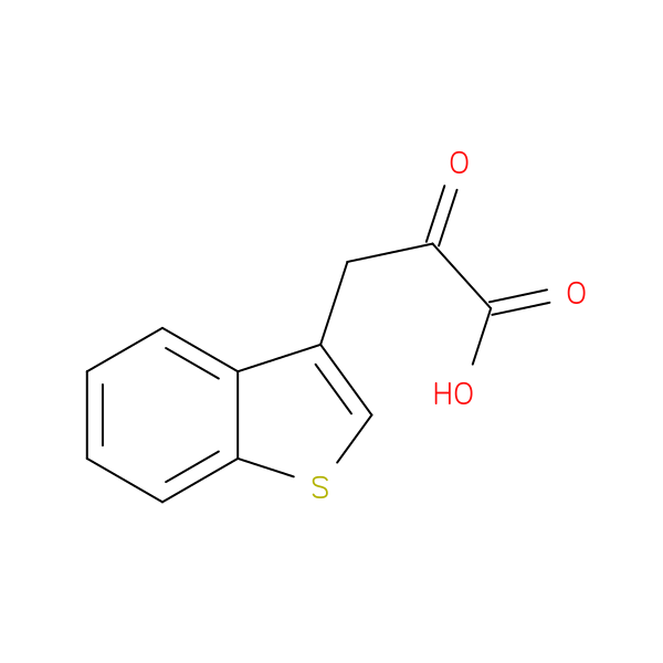3-(1-benzothiophen-3-yl)-2-oxopropanoic acid