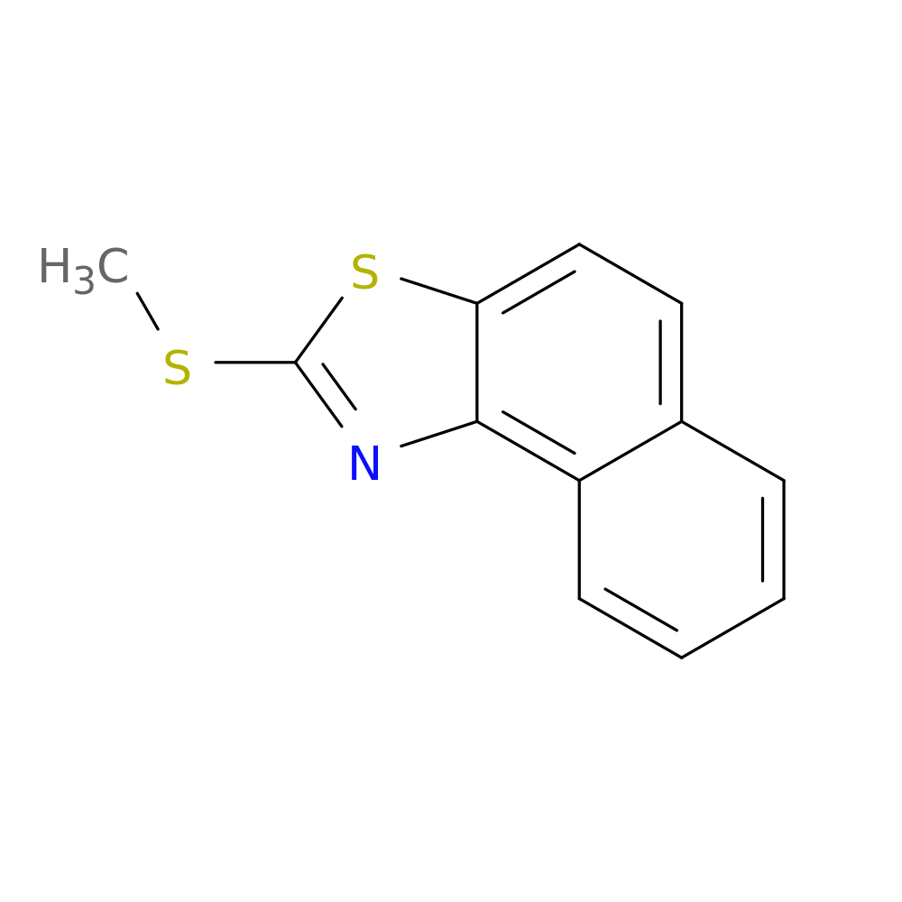 2-(Methylthio)-beta-naphthothiazole