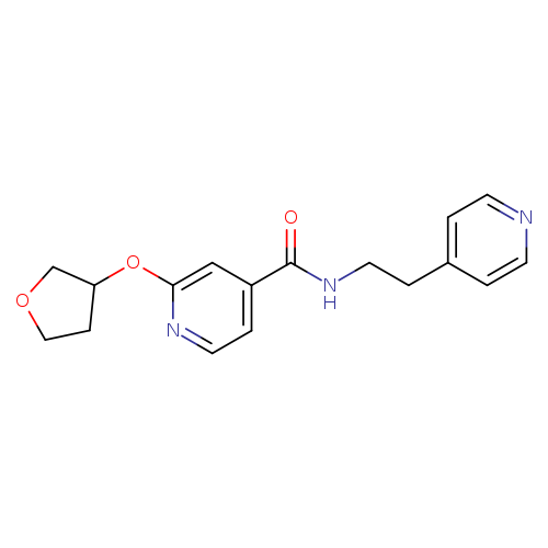 2-(oxolan-3-yloxy)-N-[2-(pyridin-4-yl)ethyl]pyridine-4-carboxamide