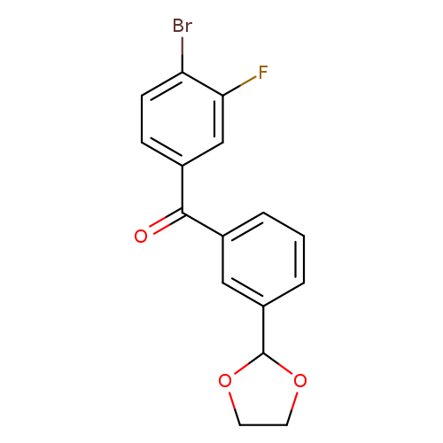 4-Bromo-3'-(1,3-dioxolan-2-yl)-3-fluorobenzophenone