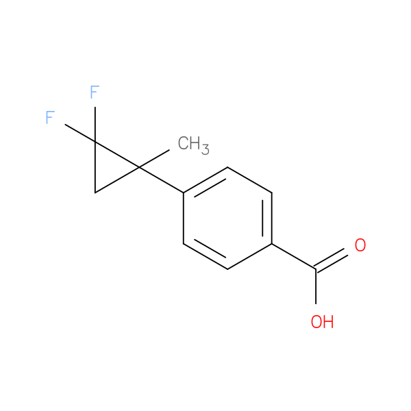4-(2,2-difluoro-1-methylcyclopropyl)benzoic acid