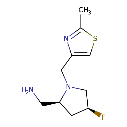 [(2S,4S)-4-fluoro-1-[(2-methyl-1,3-thiazol-4-yl)methyl]pyrrolidin-2-yl]methanamine
