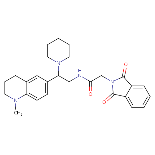 2-(1,3-dioxo-2,3-dihydro-1H-isoindol-2-yl)-N-[2-(1-methyl-1,2,3,4-tetrahydroquinolin-6-yl)-2-(piperidin-1-yl)ethyl]acetamide