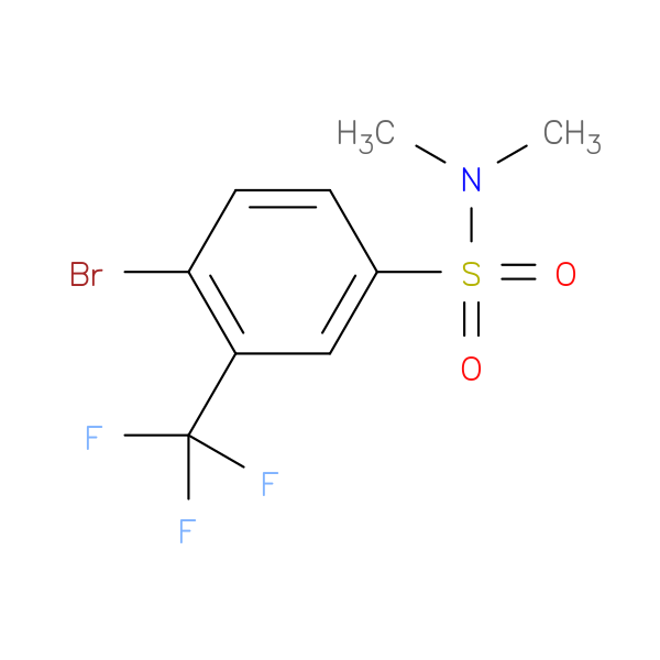 4-Bromo-N,N-dimethyl-3-(trifluoromethyl)benzenesulfonamide