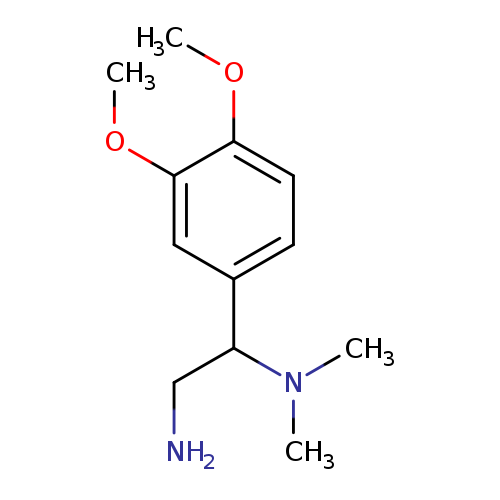 N-[2-AMINO-1-(3,4-DIMETHOXYPHENYL)ETHYL]-N,N-DIMETHYLAMINE