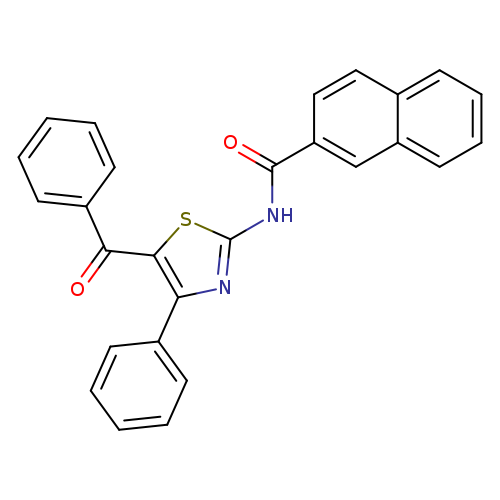 N-(5-benzoyl-4-phenyl-1,3-thiazol-2-yl)naphthalene-2-carboxamide