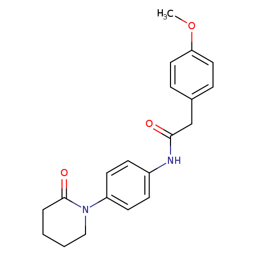 2-(4-methoxyphenyl)-N-[4-(2-oxopiperidin-1-yl)phenyl]acetamide