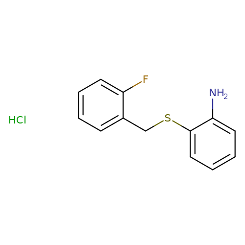{2-[(2-fluorobenzyl)thio]phenyl}amine hydrochloride