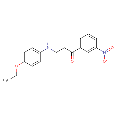 3-((4-Ethoxyphenyl)amino)-1-(3-nitrophenyl)propan-1-one