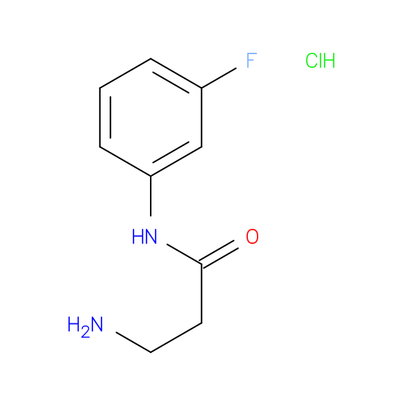 N~1~-(3-fluorophenyl)-beta-alaninamide hydrochloride