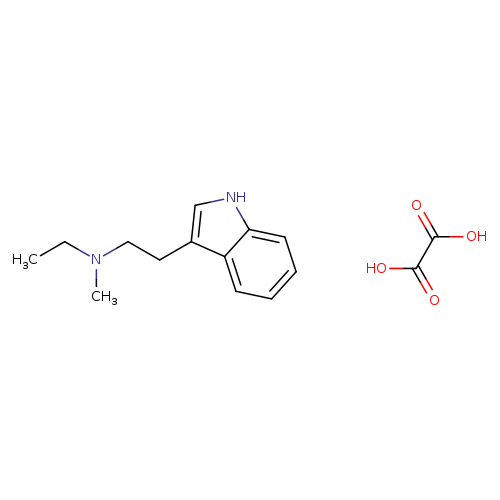 N-ethyl-N-methyl-1H-indole-3-ethanamine, monoethanedioate