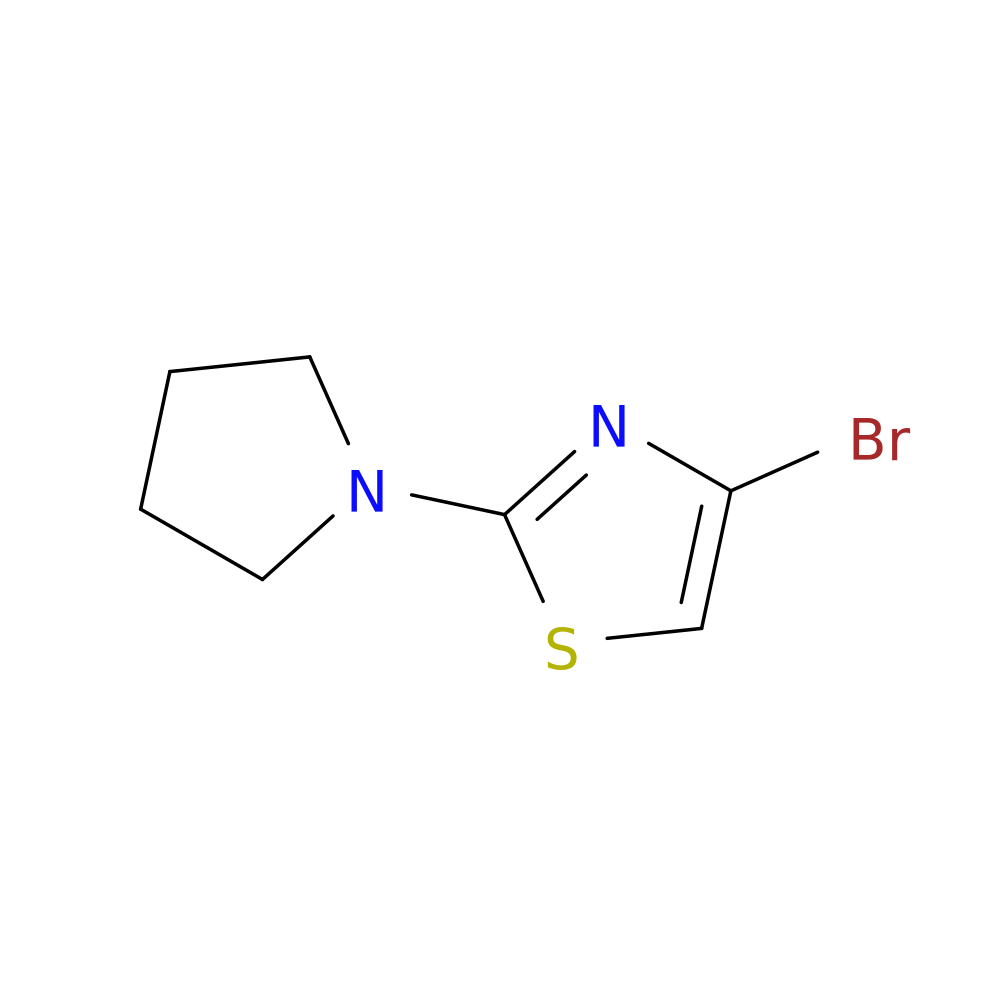 4-Bromo-2-(pyrrolidin-1-yl)-1,3-thiazole