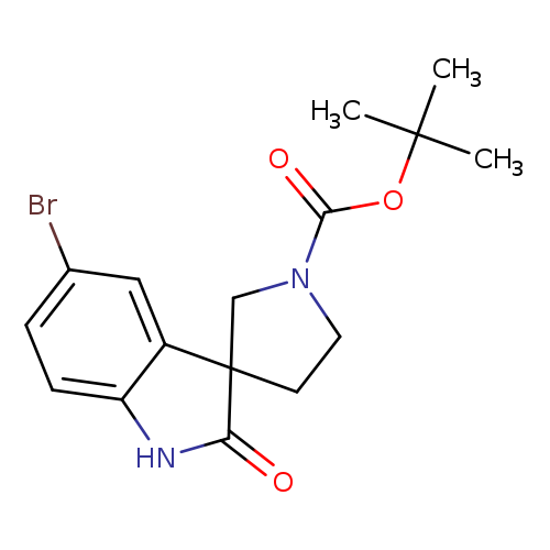 tert-butyl 5-bromo-2-oxospiro[indoline-3,3-pyrrolidine]-1-carboxylate