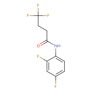 N-(2,4-difluorophenyl)-4,4,4-trifluorobutanamide