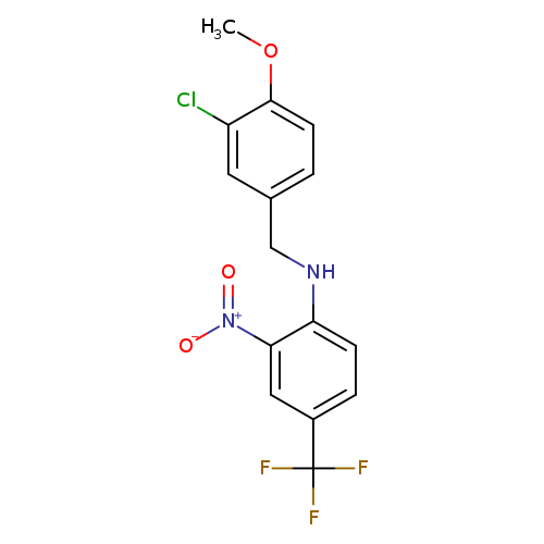 N-[(3-chloro-4-methoxyphenyl)methyl]-2-nitro-4-(trifluoromethyl)aniline
