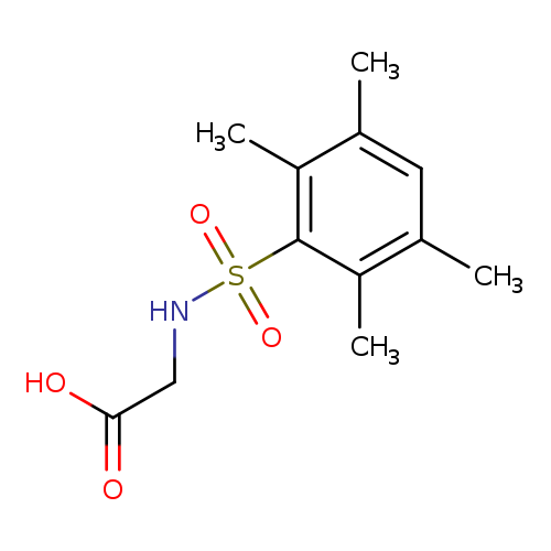 (2,3,5,6-Tetramethyl-benzenesulfonylamino)-acetic acid