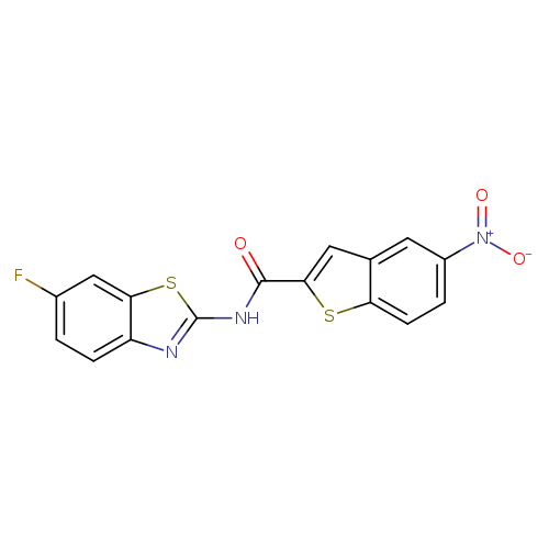 N-(6-fluoro-1,3-benzothiazol-2-yl)-5-nitro-1-benzothiophene-2-carboxamide