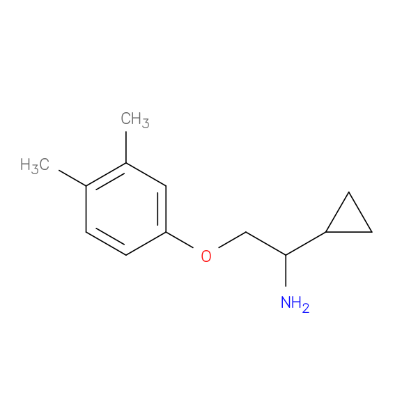 [1-Cyclopropyl-2-(3,4-dimethylphenoxy)ethyl]amine
