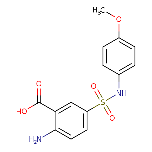 2-amino-5-[(4-methoxyphenyl)sulfamoyl]benzoic acid