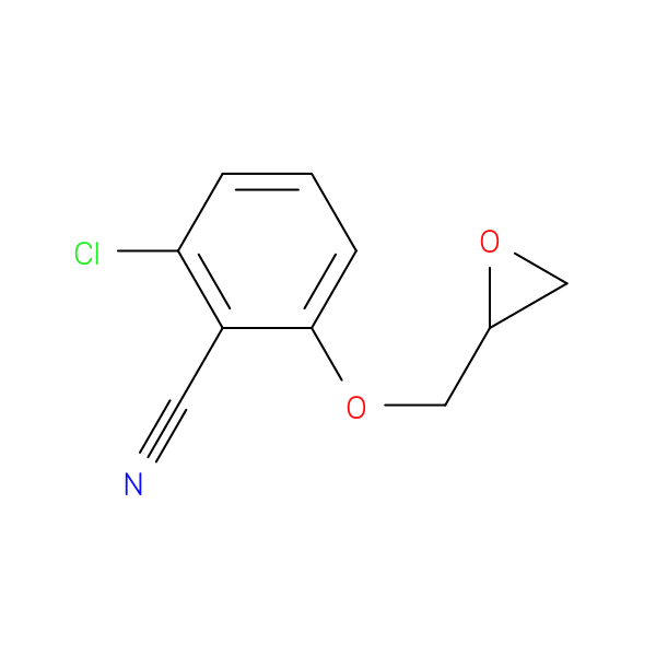 2-chloro-6-[(oxiran-2-yl)methoxy]benzonitrile