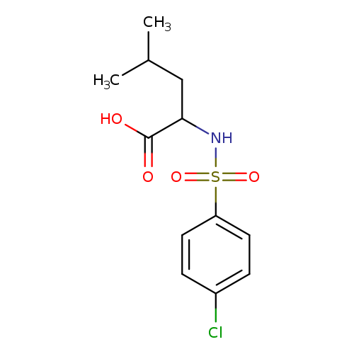 N-[(4-Chlorophenyl)sulfonyl]-l-leucine