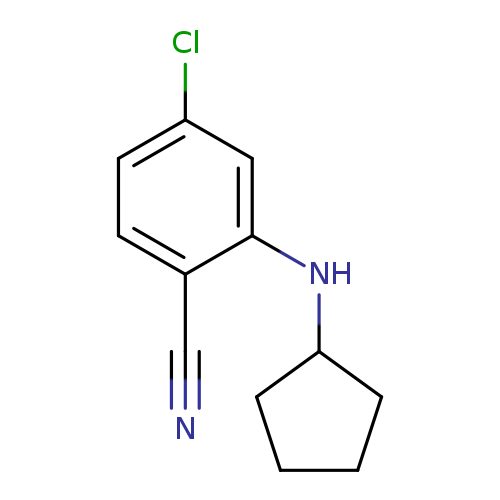 4-chloro-2-(cyclopentylamino)benzonitrile