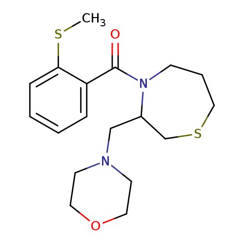 4-[2-(methylsulfanyl)benzoyl]-3-[(morpholin-4-yl)methyl]-1,4-thiazepane