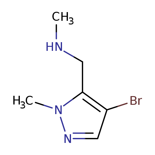 1-(4-Bromo-1-methyl-1H-pyrazol-5-yl)-N-methylmethanamine
