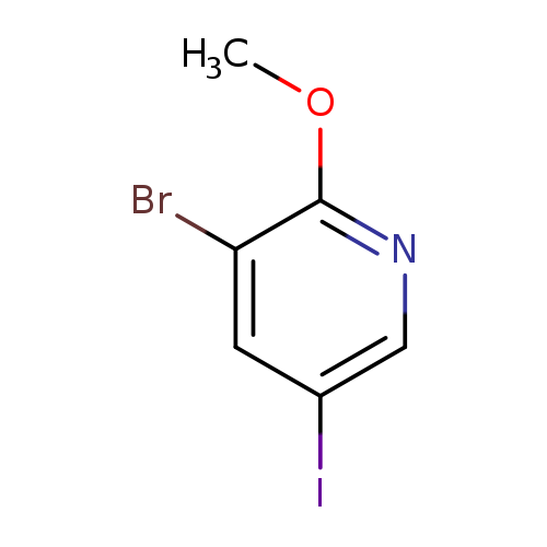 Pyridine, 3-bromo-5-iodo-2-methoxy-