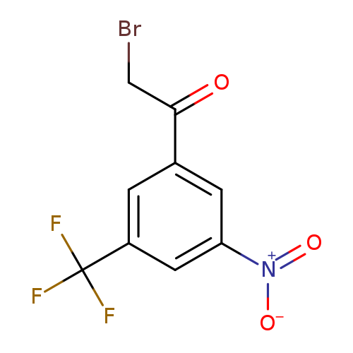 2-Bromo-1-[3-nitro-5-(trifluoromethyl)phenyl]ethanone