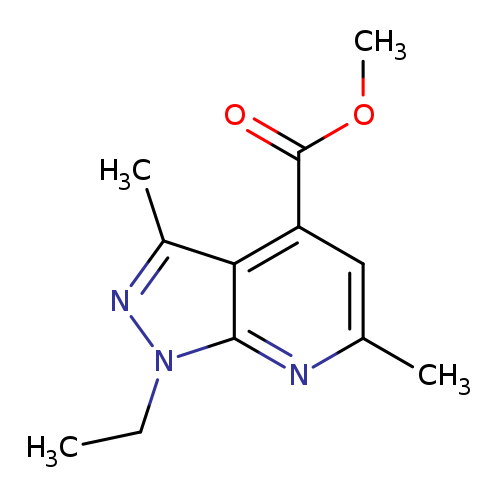 METHYL 1-ETHYL-3,6-DIMETHYL-1H-PYRAZOLO[3,4-B]PYRIDINE-4-CARBOXYLATE