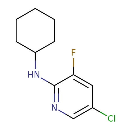 5-Chloro-2-cyclohexylamino-3-fluoropyridine