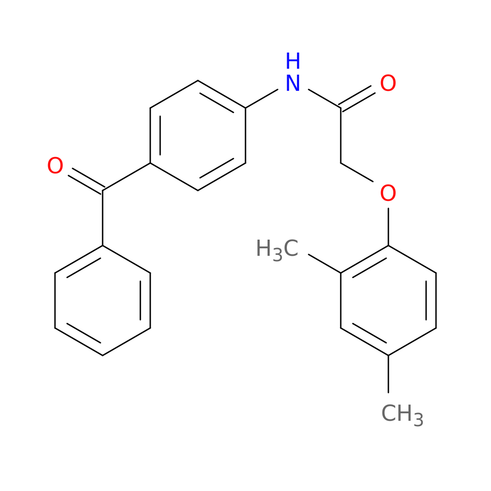 N-(4-benzoylphenyl)-2-(2,4-dimethylphenoxy)acetamide