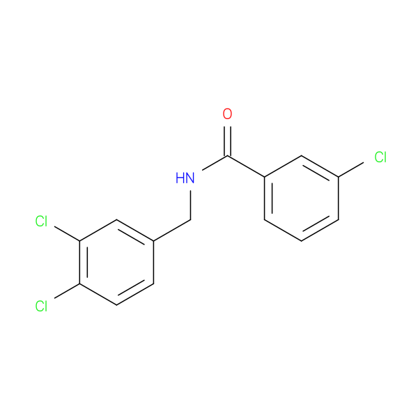 3-chloro-N-(3,4-dichlorobenzyl)benzamide