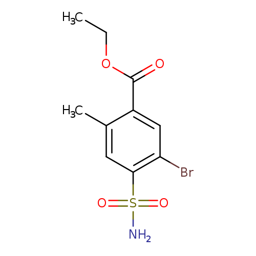 ethyl 5-bromo-2-methyl-4-sulfamoylbenzoate