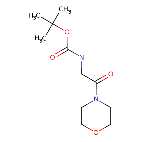 tert-butyl N-[2-(morpholin-4-yl)-2-oxoethyl]carbamate