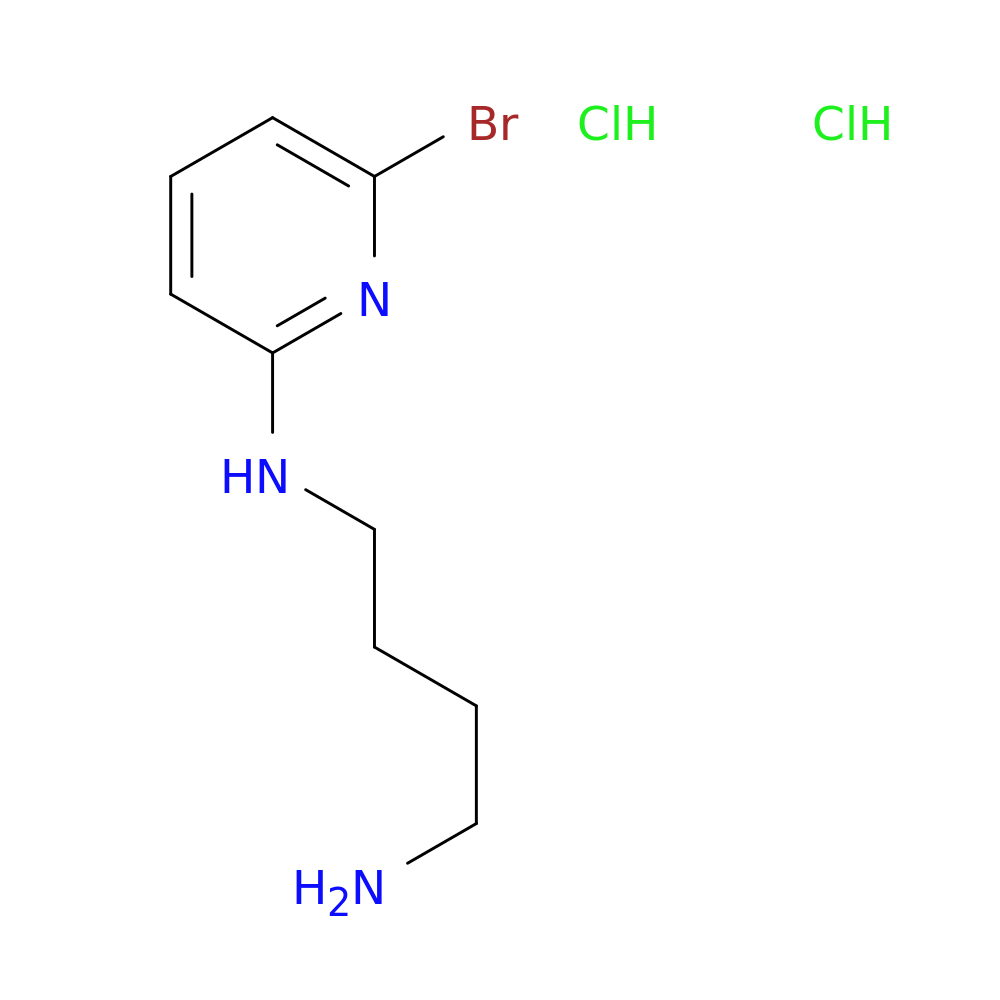 N1-(6-bromopyridin-2-yl)butane-1,4-diamine dihydrochloride