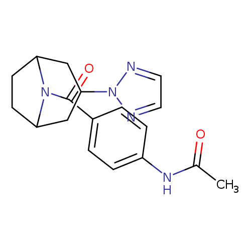 N-{4-[3-(2H-1,2,3-triazol-2-yl)-8-azabicyclo[3.2.1]octane-8-carbonyl]phenyl}acetamide