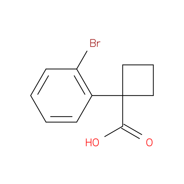 1-(2-Bromophenyl)cyclobutane-1-carboxylic acid