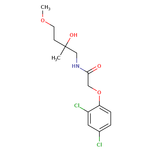 2-(2,4-dichlorophenoxy)-N-(2-hydroxy-4-methoxy-2-methylbutyl)acetamide