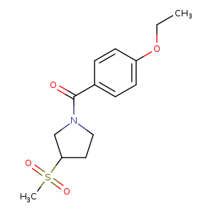 1-(4-ethoxybenzoyl)-3-methanesulfonylpyrrolidine