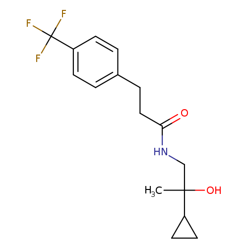 N-(2-cyclopropyl-2-hydroxypropyl)-3-[4-(trifluoromethyl)phenyl]propanamide