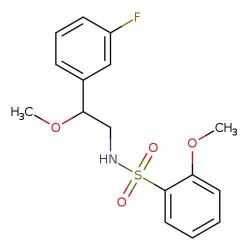 N-[2-(3-fluorophenyl)-2-methoxyethyl]-2-methoxybenzene-1-sulfonamide