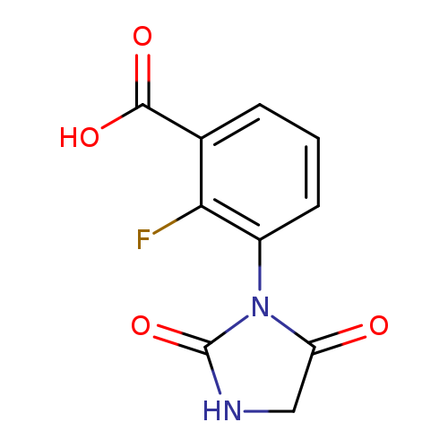3-(2,5-dioxoimidazolidin-1-yl)-2-fluorobenzoic acid