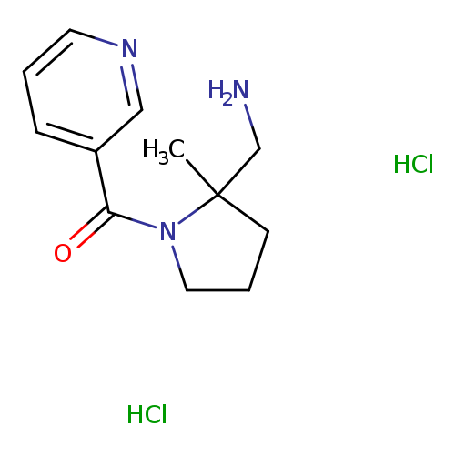 [2-methyl-1-(pyridine-3-carbonyl)pyrrolidin-2-yl]methanaminedihydrochloride