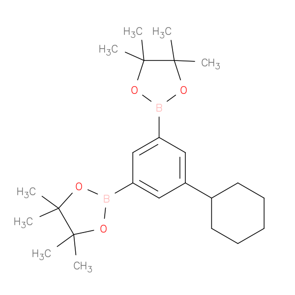 5-Cyclohexylphenylene-1,3-diboronic acid, pinacol ester