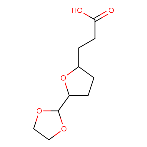 3-[5-(1,3-dioxolan-2-yl)oxolan-2-yl]propanoic acid