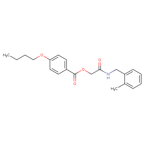 {[(2-methylphenyl)methyl]carbamoyl}methyl 4-butoxybenzoate
