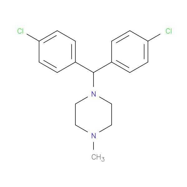 1-[bis(4-chlorophenyl)methyl]-4-methyl-piperazine