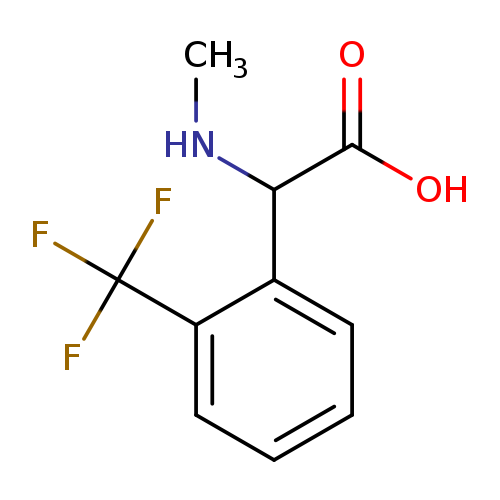 2-(Methylamino)-2-[2-(trifluoromethyl)phenyl]acetic acid